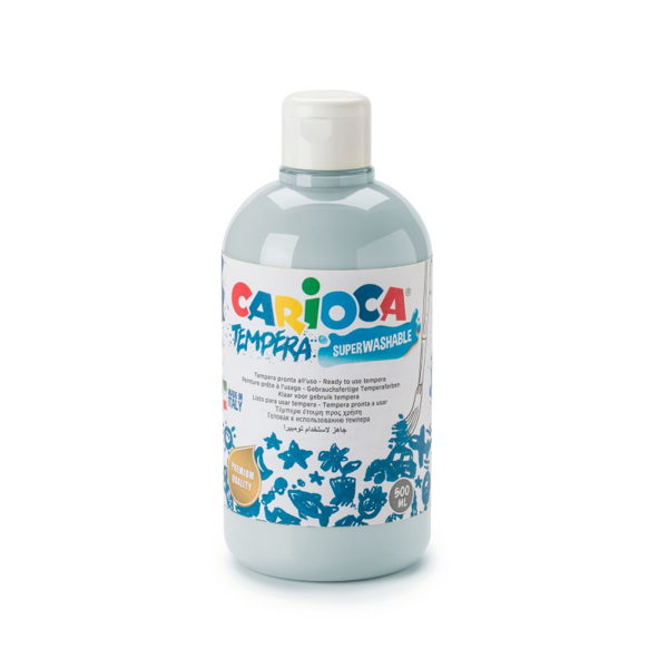 ΤΕΜΠΕΡΑ CARIOCA 500ml ΑΣΗΜΙ - SILVER
