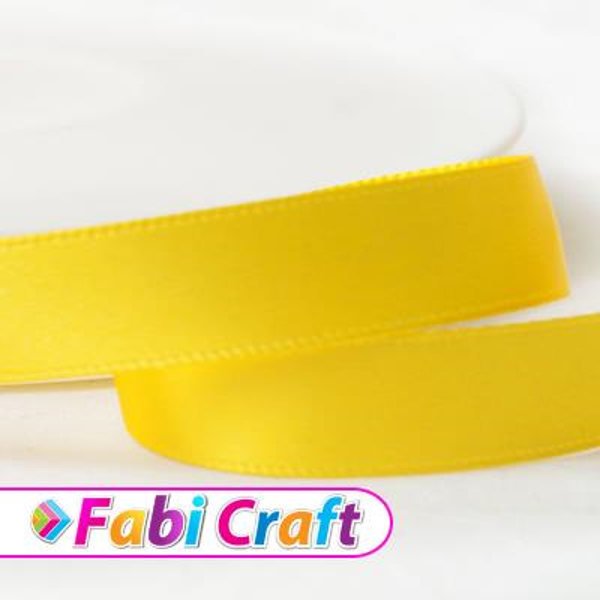 ΚΟΡΔΕΛΑ ΣΑΤΕΝ FABI ΜΟΝΗ 1.5cm X 45.7m ΚΙΤΡΙΝΗ 130214