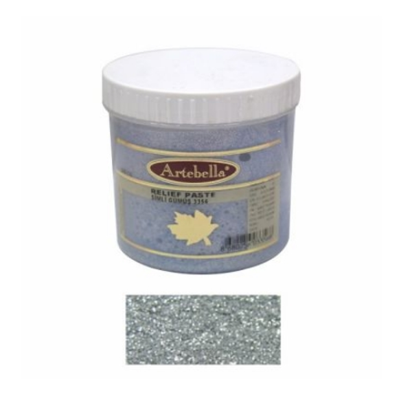 ΠΑΣΤΑ RELIEF ARTEBELLA ΑΣΗΜΙ GLITTER Νο3356 ΒΑΖΟ 300gr.