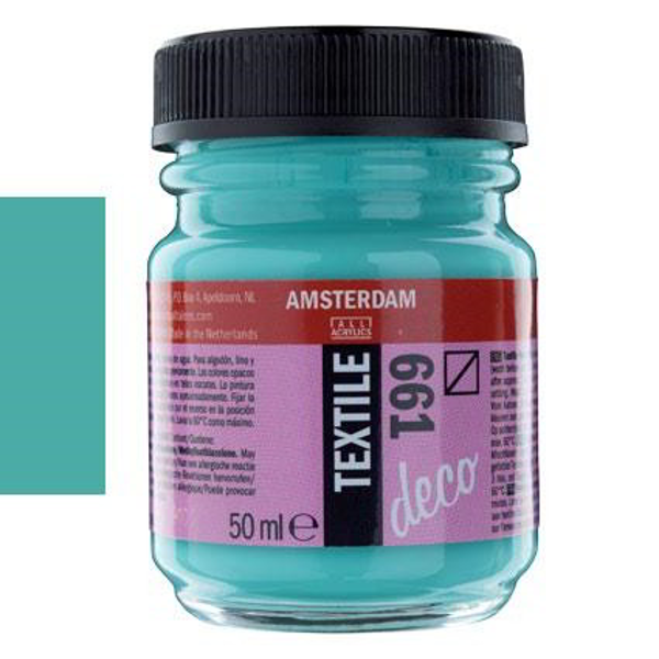ΧΡΩΜΑ DECORFIN ΓΙΑ ΥΦΑΣΜΑ 16ml TURKUOISE GREEN Νo661