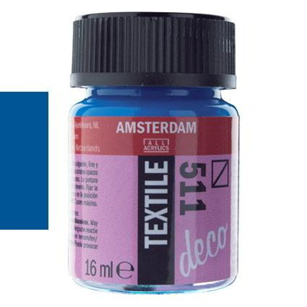 ΧΡΩΜΑ DECORFIN ΓΙΑ ΥΦΑΣΜΑ 16ml COBALT BLUE Νo511