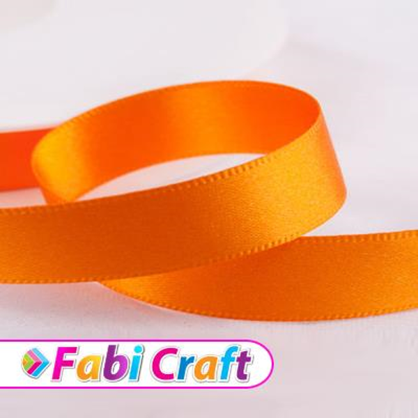 ΚΟΡΔΕΛΑ ΣΑΤΕΝ FABI ΜΟΝΗ 1.5cm X 45.7m ΠΟΡΤΟΚΑΛΙ 130219