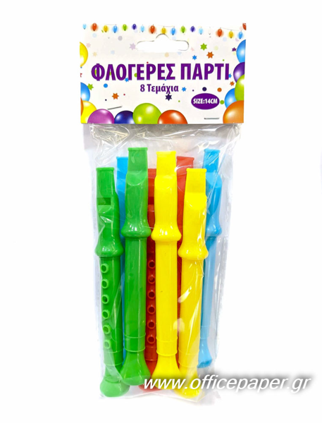 ΦΛΟΓΕΡΕΣ ΠΑΡΤΥ 14ΕΚ ΣΕΤ 8 ΤΕΜΑΧΙΑ ΣΕ ΣΑΚΟΥΛΑΚΙ Ε-3631