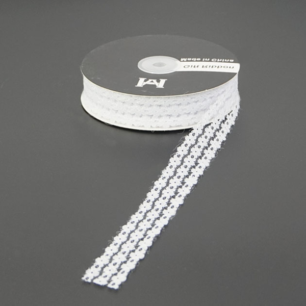 ΔΑΝΤΕΛΑ ΛΕΥΚΗ ΣΚΛΗΡΗ ΠΟΛΥΕΣΤΕΡΙΚΗ 2.5cm Χ 35yd (34μέτρα)  8228-35-1