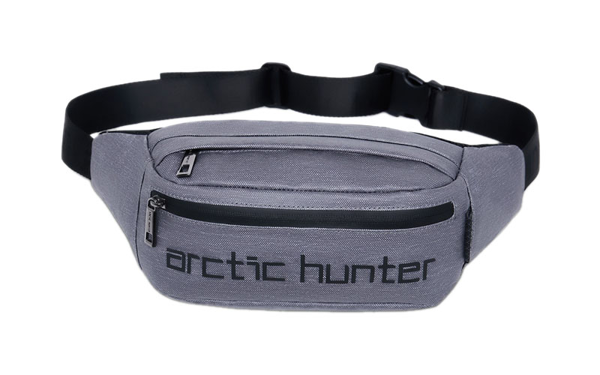 ΤΣΑΝΤΑΚΙ ΜΕΣΗΣ ARTIC HUNTER  37.5Χ14Χ8cm ΑΝΟΙΧΤΟ ΓΚΡΙ YB14000-1-LG
