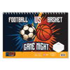 ΜΠΛΟΚ ΖΩΓΡΑΦΙΚΗΣ FOOTBALL -GAMER 23X33cm A4 40Φ ΜΕ ΣΤΕΝΣΙΛ ΚΑΙ ΑΥΤΟΚΟΛΛΗΤΑ 000587407 2026