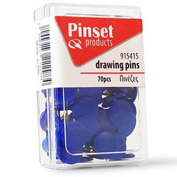 ΠΙΝΕΖΕΣ PINSET ΜΠΛΕ  ΧΡΩΜΑ  κουτάκι 70 τεμαχίων