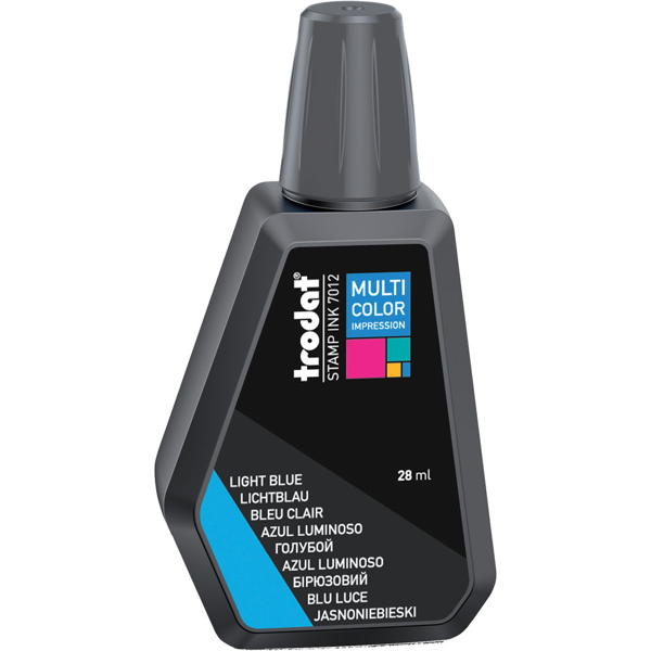 ΜΕΛΑΝΗ ΑΥΤΟΜΑΤΩΝ ΣΦΡΑΓΙΔΩΝ TRODAT LIGTH BLEU 28ml ΝΕΑ ΧΡΩΜΑΤΑ!!!