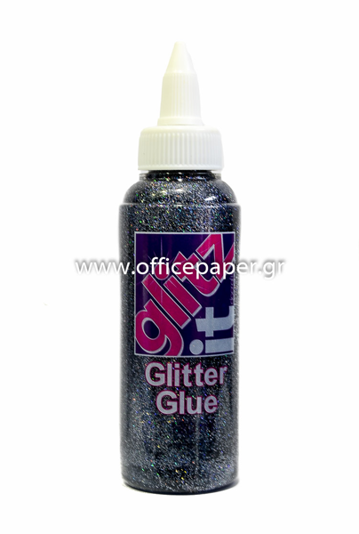 ΧΡΥΣΟΚΟΛΛΑ GLITZ-IT 120ml NIGTH SPARKLE GUNMETALL -ΜΑΥΡΗ