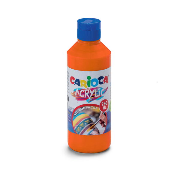 ΤΕΜΠΕΡΑ ΑΚΡΥΛΙΚΗ CARIOCA 250ml ΠΟΡΤΟΚΑΛΙ 40431/11