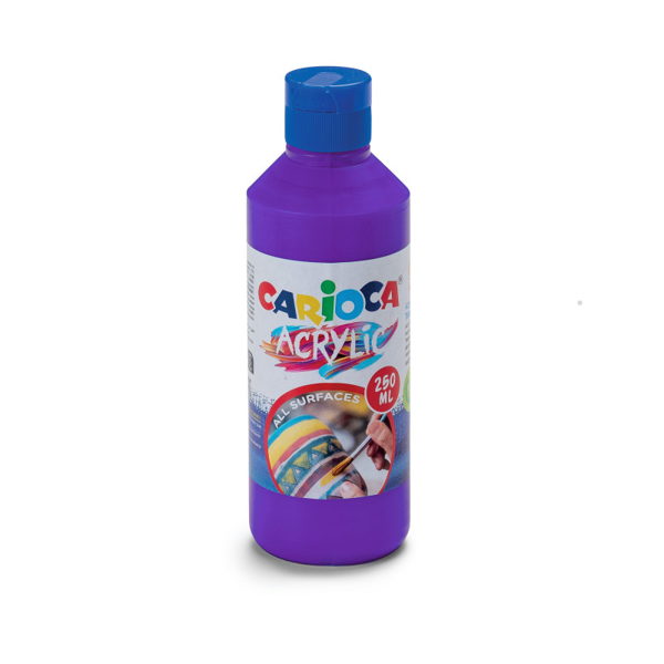 ΤΕΜΠΕΡΑ ΑΚΡΥΛΙΚΗ CARIOCA 250ml ΒΙΟΛΕΤΙ 40431/18