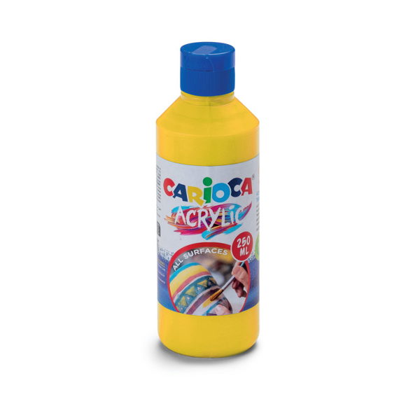 ΤΕΜΠΕΡΑ ΑΚΡΥΛΙΚΗ CARIOCA 250ml ΚΙΤΡΙΝΗ 40431/03