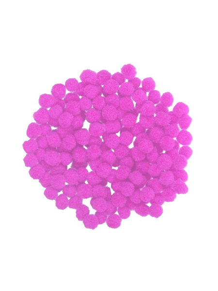 ΠΟΜ ΠΟΜ I-MONDI 10mm 200TEM ΜΟΝΟΧΡΩΜΑ ΡΟΖ No115-20-043