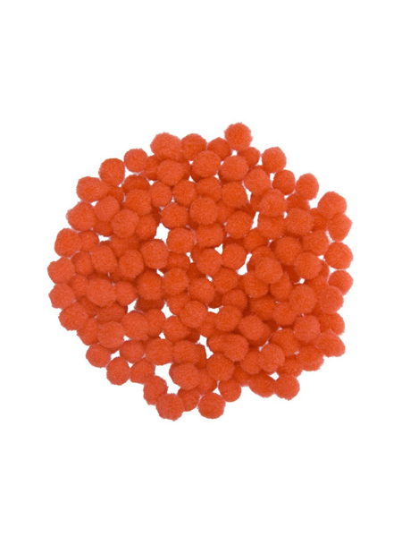 ΠΟΜ ΠΟΜ I-MONDI 10mm 200TEM ΜΟΝΟΧΡΩΜΑ ΠΟΡΤΟΚΑΛΙ No115-20-041