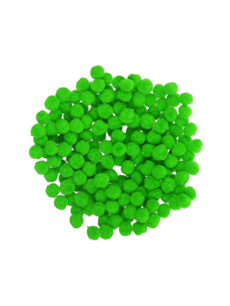 ΠΟΜ ΠΟΜ I-MONDI 10mm 200TEM ΜΟΝΟΧΡΩΜΑ ΠΡΑΣΙΝΟ No115-20-042