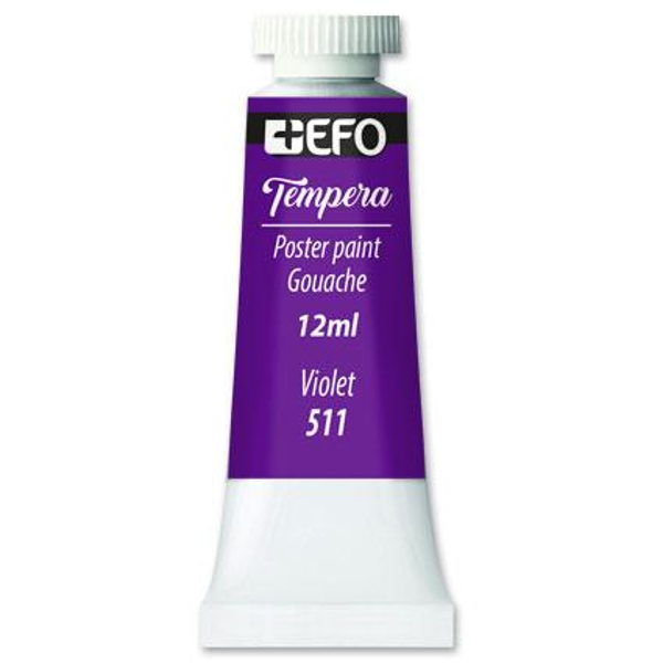 ΤΕΜΠΕΡΑ +EFO 12ml VIOLET-ΒΙΟΛΕΤΙ No511 σωληνάριο