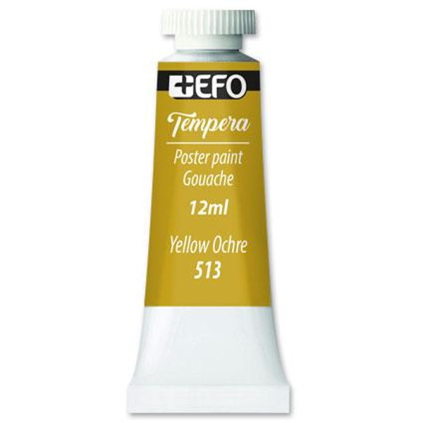 ΤΕΜΠΕΡΑ +EFO 12ml YELLOW OCHRE-ΩΧΡΑ Νo513 σωληνάριο
