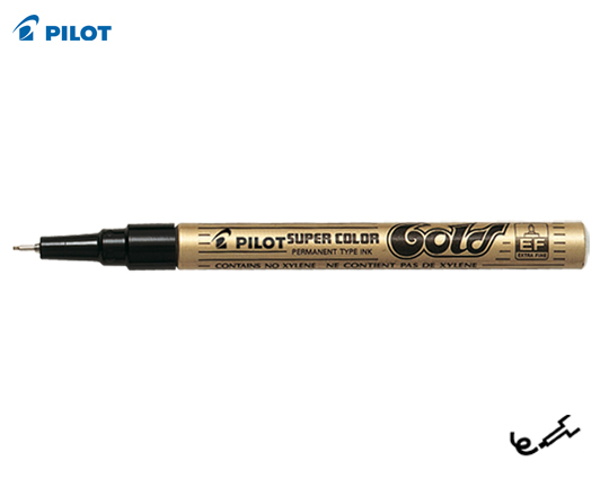 ΜΑΡΚΑΔΟΡΟΣ PILOT  SUPER COLOR 1.0mm EXTRA FINE ΧΡΥΣΟ