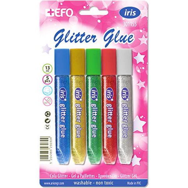 ΧΡΥΣΟΚΟΛΛΑ +EFO ΣΕΤ 5Χ13ml CLASSIC 301155 ΠΛΕΝΟΜΕΝΗ !!!