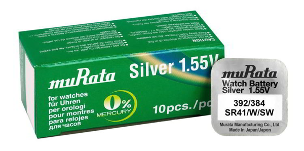 ΜΠΑΤΑΡΙΕΣ MURATA LITHIUM 377 SR626SW  0% MERCURY