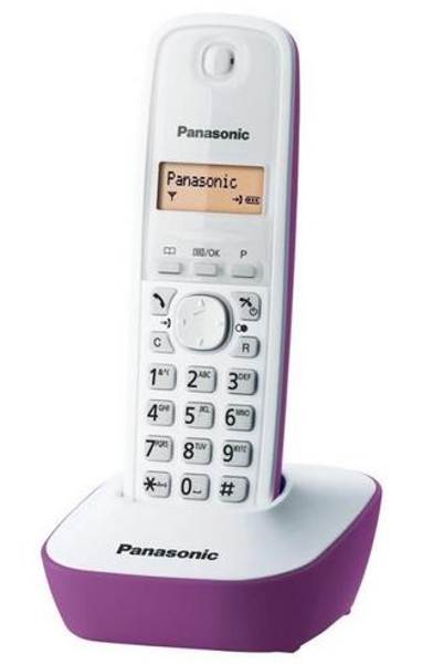 ΤΗΛΕΦΩΝΟ ΑΣΥΡΜΑΤΟ PANASONIC KX-TG1611 ΛΕΥΚΟ-ΜΩΒ