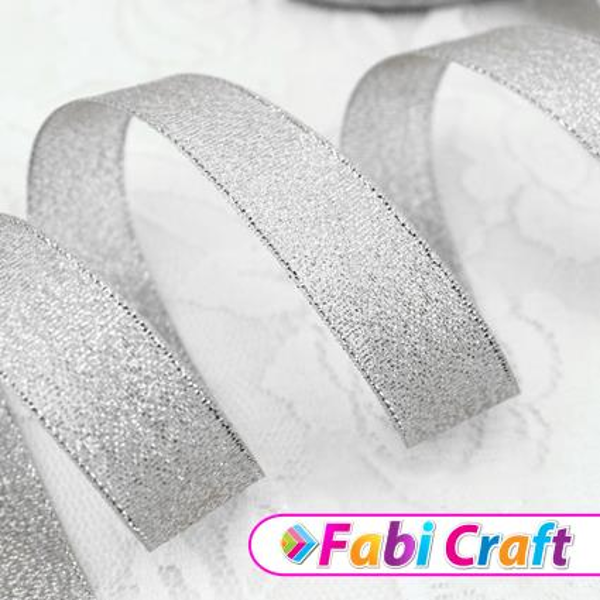 ΚΟΡΔΕΛΑ ΑΣΗΜΙ LUREX 1cmX10m FABI 130204