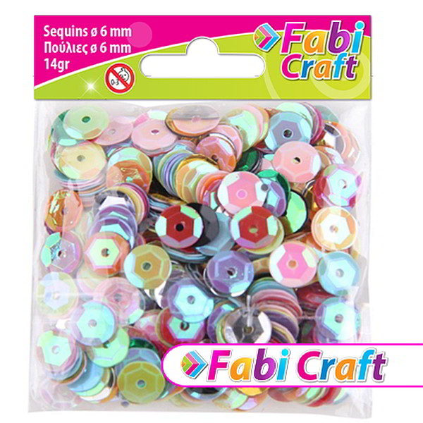 ΠΟΥΛΙΕΣ FABI 6mm 14gr ΑΣΟΡΤΙ 130310