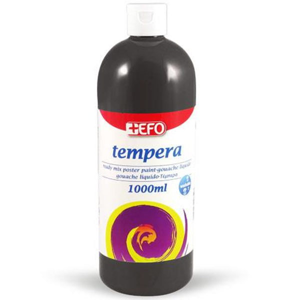 ΤΕΜΠΕΡΑ +EFO 1000ml ΜΑΥΡΟ-BLACK no386514