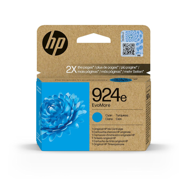 ΜΕΛΑΝΗ HP 924e EvoMore Cyan 800 PAGES*