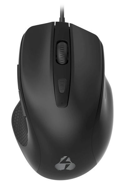 ΠΟΝΤΙΚΙ ΕΝΣΥΡΜΑΤΟ POWERTECH PT-1252, οπτικό, έως 1600DPI, μαύρο