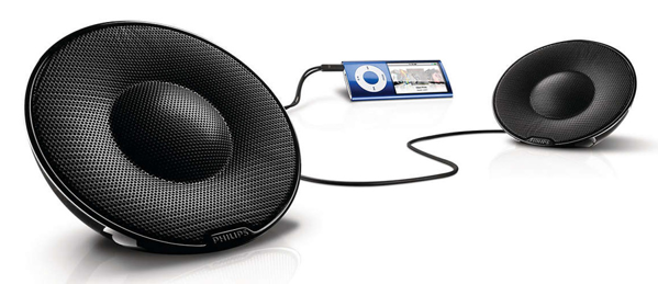 ΦΟΡΗΤΟ ΠΑΘΗΤΙΚΟ ΗΧΕΙΟ PHILIPS SBP1120/10 3.5mm jack  Black