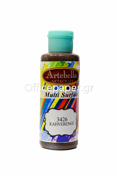 ΑΚΡΥΛΙΚΟ ΧΡΩΜΑ ARTEBELLA MULTI SURFACE 130CC ΚΑΦΕ No3426