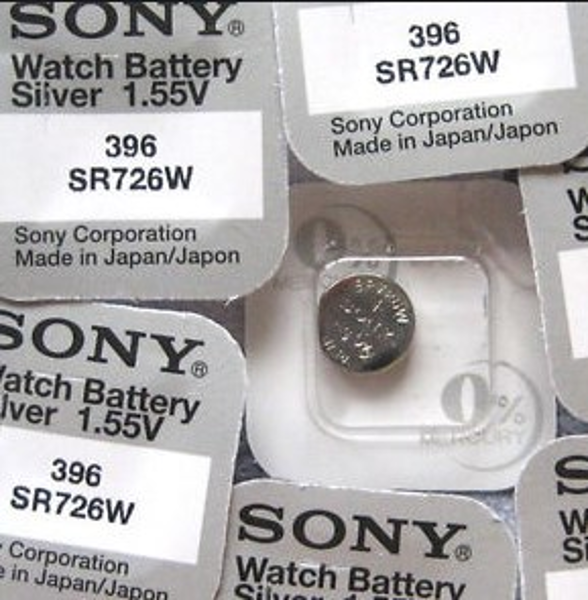 ΜΠΑΤΑΡΙΕΣ SONY LITHIUM 396  SR726W  1,55V