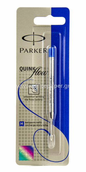 ΑΝΤΑΛ. PARKER BALL POINT M MEDIUM  ΜΠΛΕ  Blister