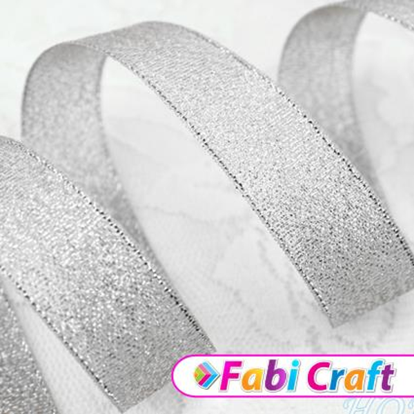 ΚΟΡΔΕΛΑ ΑΣΗΜΙ LUREX 2cmX10m FABI 130208