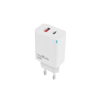 ΦΟΡΤΙΣΤΗΣ ΜΠΡΙΖΑΣ MAXLIFE MXTC-07-45AC PD QC charger 1x USB-C 1x USB 45W white