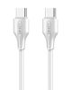ΚΑΛΩΔΙΟ LDNIO USB-C σε USB-C LC122C, 65W PD, 2m, λευκό