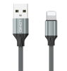 ΚΑΛΩΔΙΟ LDNIO καλώδιο Lightning σε USB LS442, 2.4A, 2m, γκρι