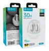 ΑΚΟΥΣΤΙΚΑ BLUETOOTH CELEBRAT earphones με θήκη φόρτισης W51, True Wireless, Φ13mm, λευκά