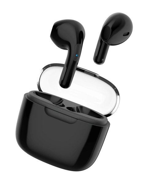 ΑΚΟΥΣΤΙΚΑ BLUETOOTH CELEBRAT earphones με θήκη φόρτισης W52, True Wireless, Φ13mm, μαύρα