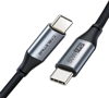 ΚΑΛΩΔΙΟ USB TYPE-C CABLETIME USB-C σε USB-C CT-CMCM, 60W, 480Mbps, 2m, μαύρο