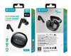 ΑΚΟΥΣΤΙΚΑ BLUETOOTH CELEBRAT earphones με θήκη φόρτισης W71, True Wireless, 10mm, 30/200mAh, μαύρα