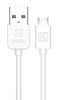 ΚΑΛΩΔΙΟ USB 2.0 MALE TO MICRO KAKUSIGA KSC-332, 2.4A, 480Mbps, 2m, λευκό