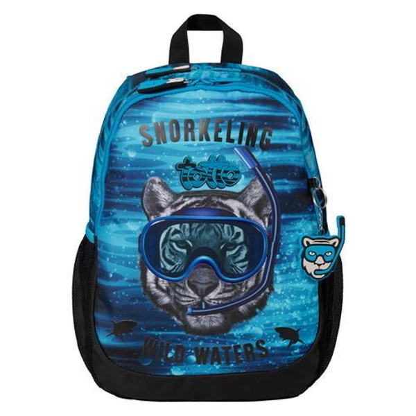 Τσάντα Πλάτης Δημοτικού Totto Morral Snorkel M 1CC με 2 Θήκες