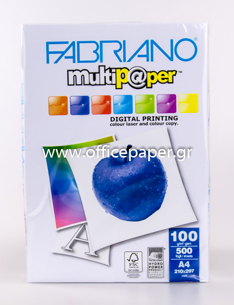 ΧΑΡΤΙ Α4 FABRIANO 100g/m2 ΛΕΥΚΟ  ΠΑΚ 500 ΦΥΛΛΑ