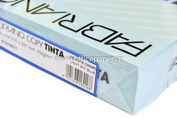 ΧΑΡΤΙ FABRIANO 160GR A4 CELESTE CHIA ΠΑΚ. 250ΦΥΛΛΑ