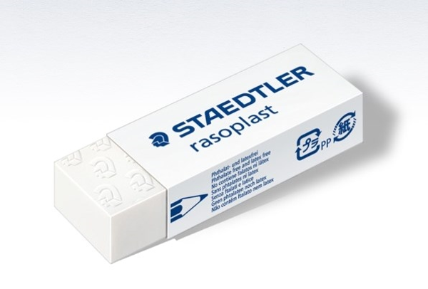 ΓΟΜΟΛΑΣΤΙΧΑ STAEDTLER RASOPLAST ΛΕΥΚΗ ΜΕΣΑΙΑ 526Β30