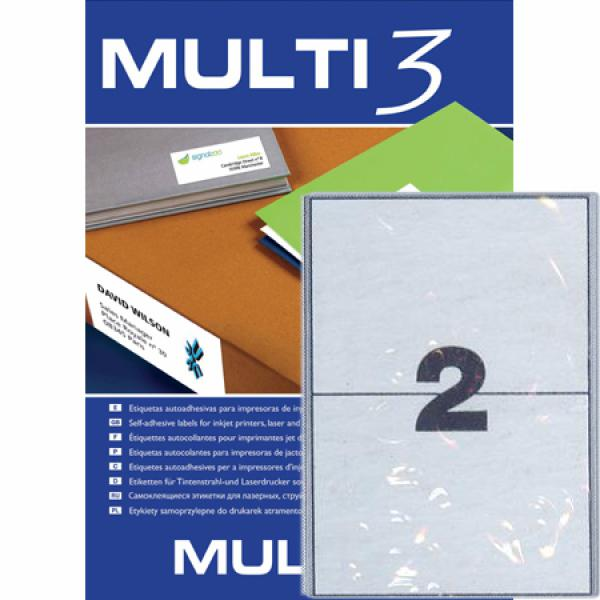 ΕΤΙΚΕΤΕΣ MULTI 3  210X148 Π100Φ LASER-INKJET-COPY