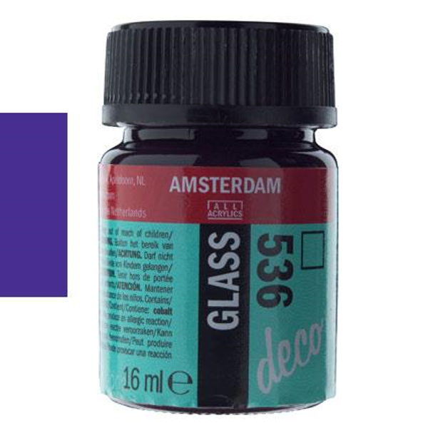 ΧΡΩΜΑ DECORFIN ΓΙΑ ΓΥΑΛΙ 16ml VIOLET-ΒΙΟΛΕΤΙ Νο536