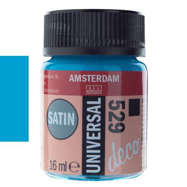 ΧΡΩΜΑ DECORFIN UNIVERSAL SATIN 16ml MEDITERANIAN BLUE-ΘΑΛΑΣΣΙ Νο